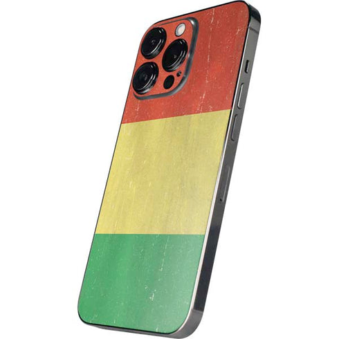 Bolivia Flag Distressed iPhone 14 Pro Skin